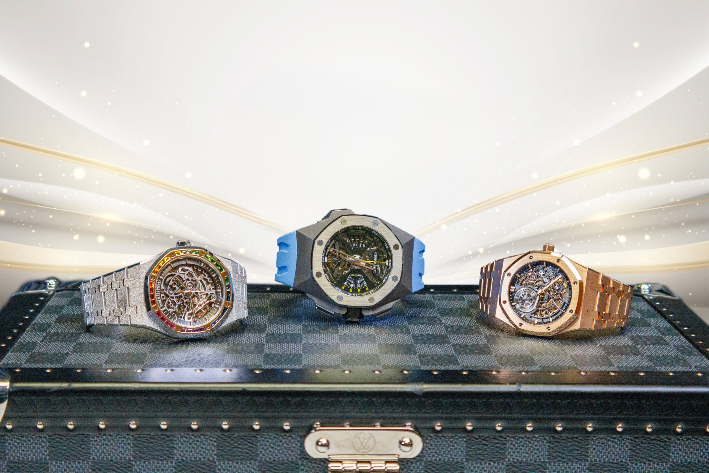 Luxury watches displayed by Precision Times