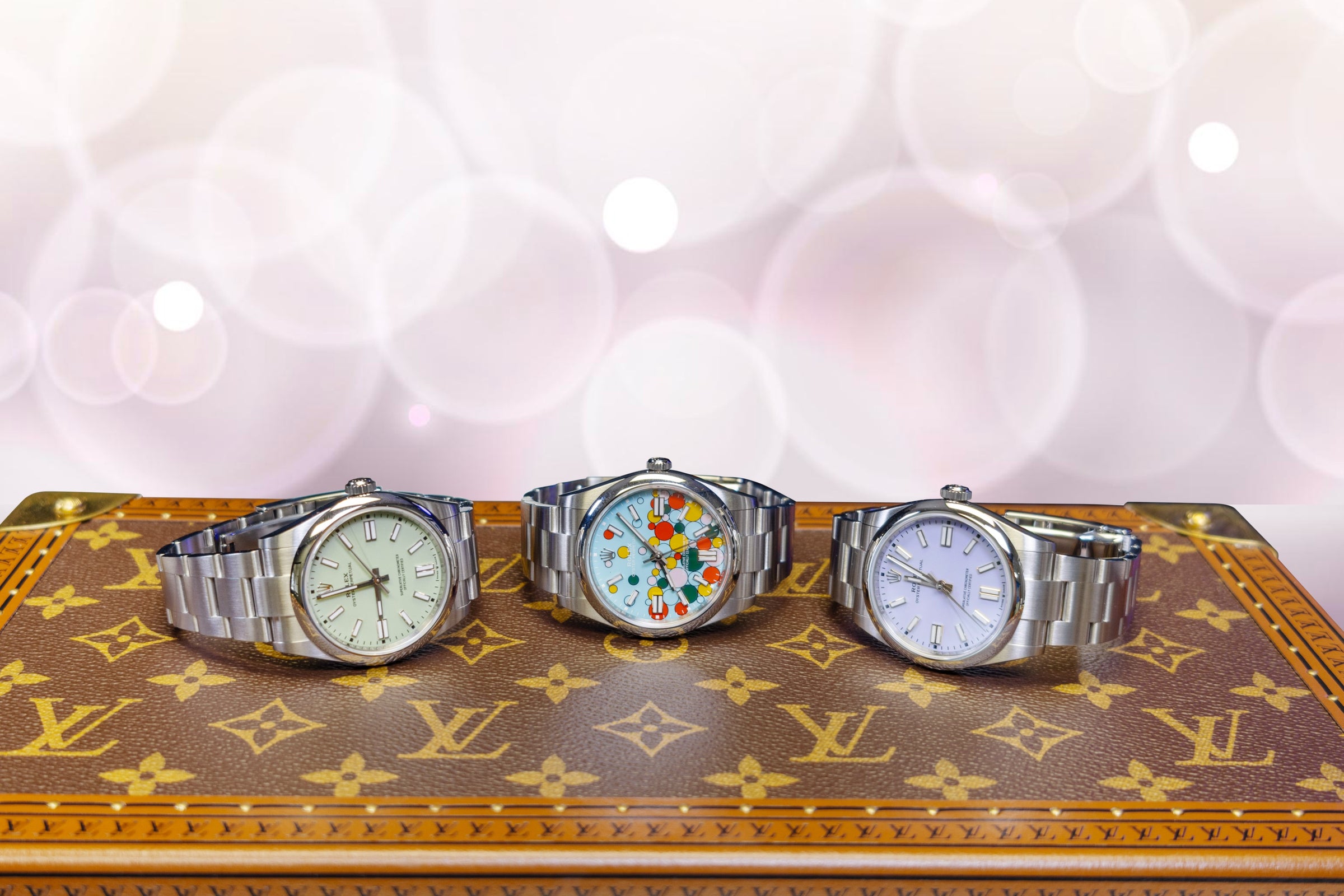 Luxury watches displayed by Precision Times