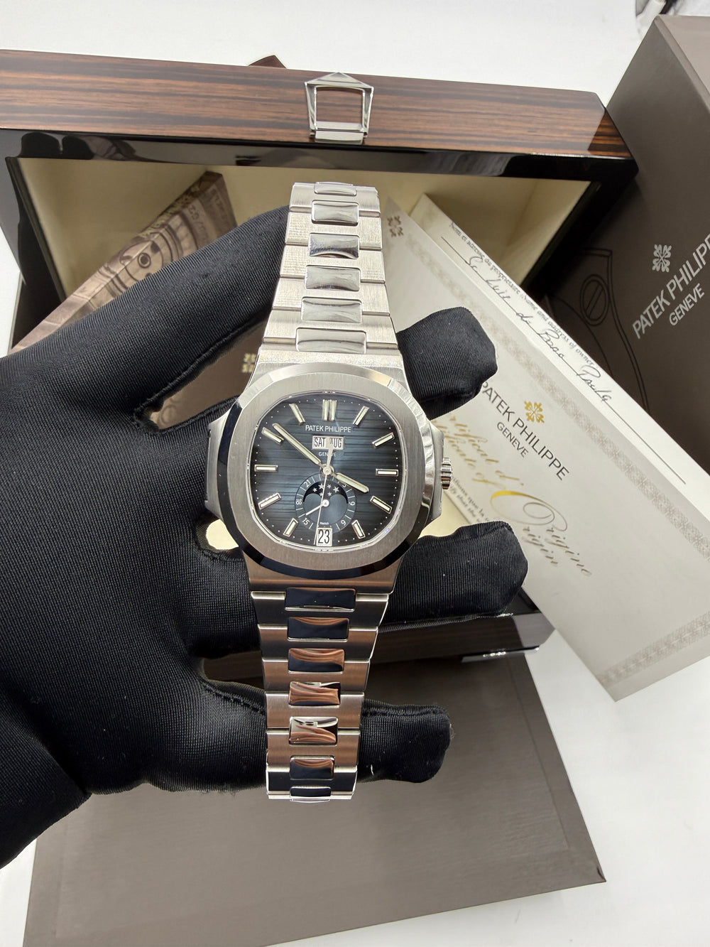 Patek Philippe Nautilus 5726/1A-014 “Blue” Dial with New Style Buckle