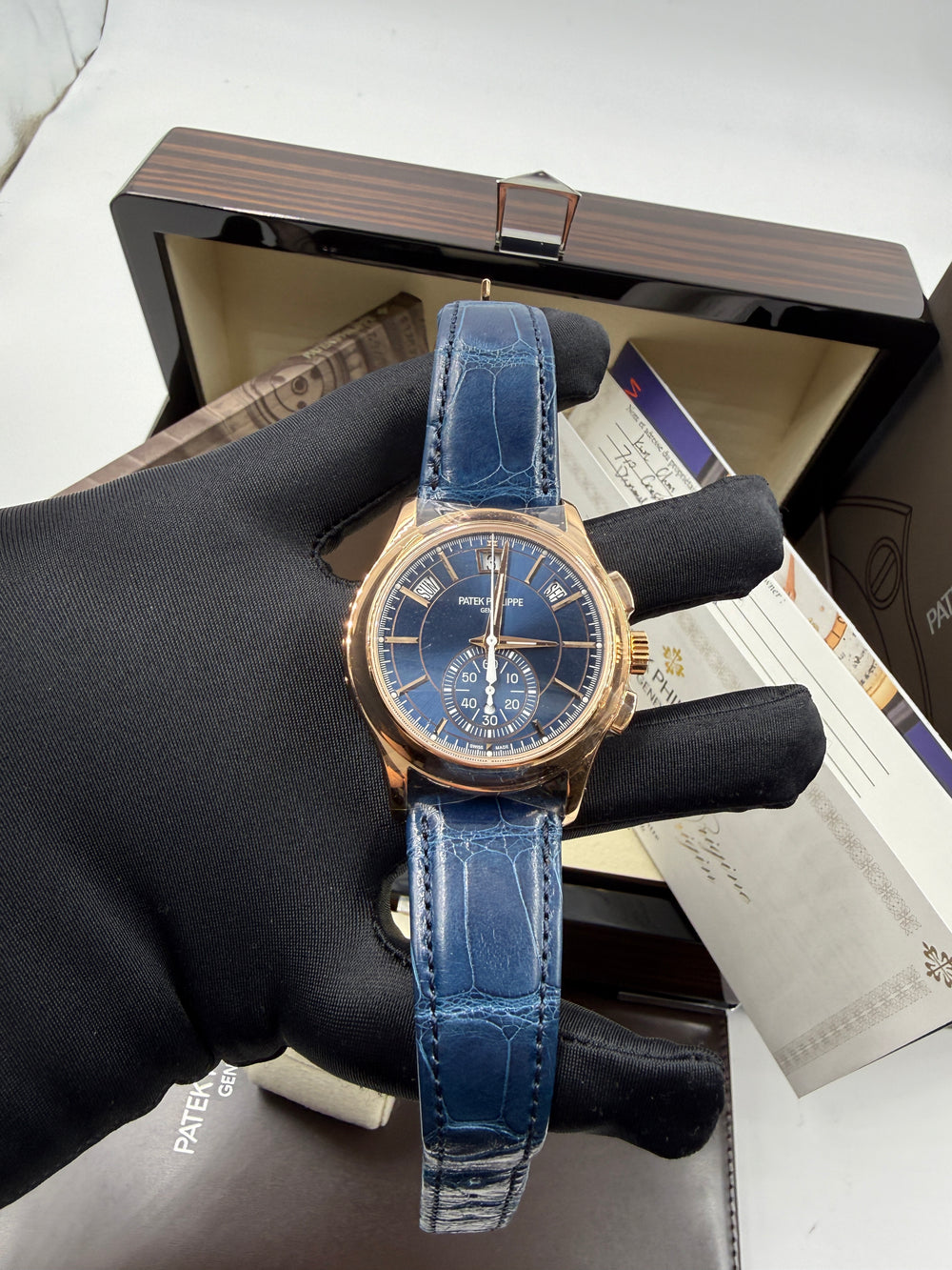 Patek Philippe Complication 5905R-010 Rose Gold “Blue” Dial
