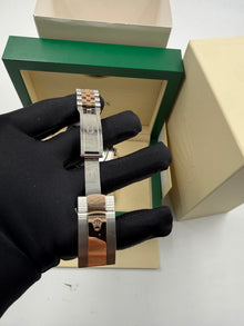 Rolex 126331 Rose Gold 2-Tone DJ41 “ Wimbledon” Dial, Fluted Bezel with Jubilee Bracelet