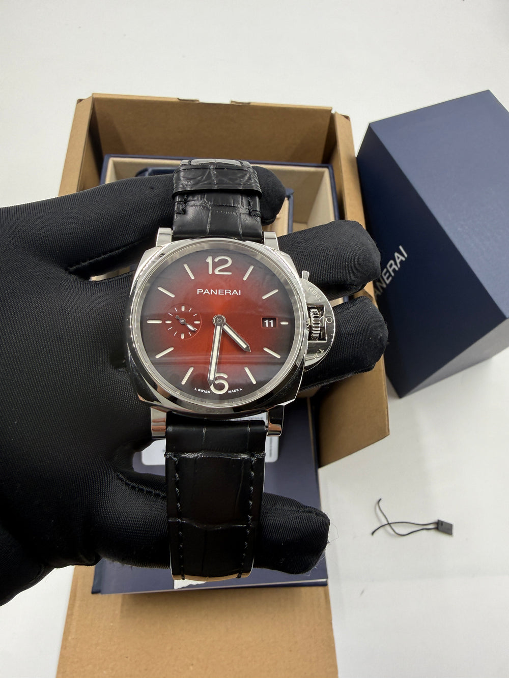 Panarai Luminor Due Red Pam01424 Warranty Paper Dated by 02-2024