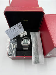 Cartier Santos WSSA0062 Large with “Green” Dial