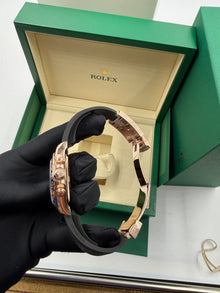 Rolex Daytona 126515LN Rose Gold Daytona Oysterflex “Chocolate” Dial